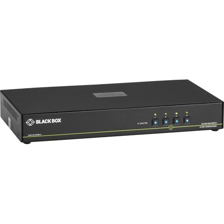 BLACK BOX Secure Niap 3.0 Kvm Switch - Single-Head, Hdmi, 4K, 4-Port SS4P-SH-HDMI-U